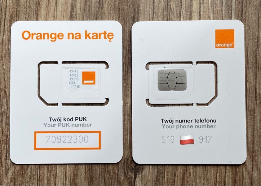 Польские сим карты Orange 🇵🇱 +48 016 фото