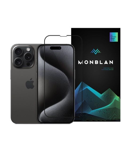 Защитное стекло Monblan для iPhone 15 Pro Anti Static 022 фото