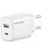 Сетевое зарядное устройство Grand-X CH-890 USB-A QC4.0 USB-C PD3.0 20W White 030 фото